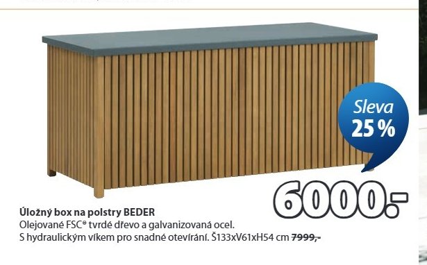 Úložný box na polstry BEDER