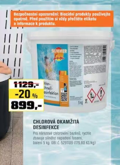CHLOROVÁ OKAMŽITÁ DESINFEKCE