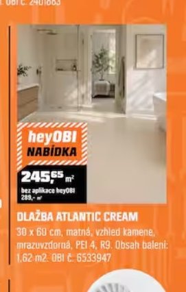 DLAŽBA ATLANTIC CREAM