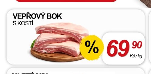 VEPŘOVÝ BOK S KOSTÍ