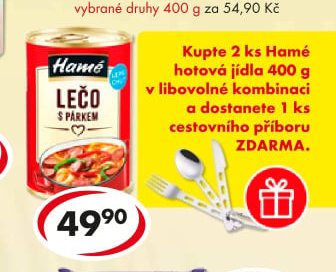 Hamé hotová jídla