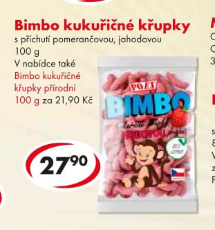 Bimbo kukuřičné křupky