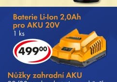 Baterie Li-Ion 2,0Ah pro AKU 20V