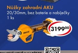 Nůžky zahradní AKU