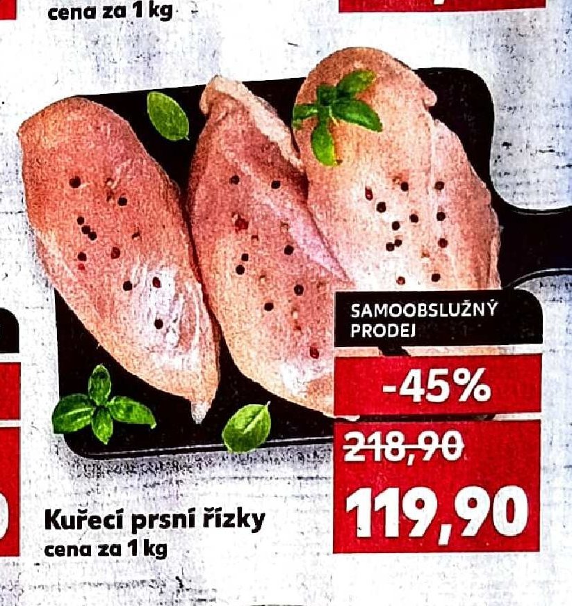 Kuřecí prsní řízky