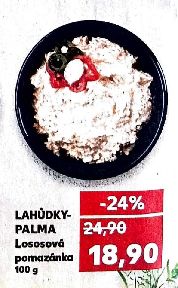 LAHŮDKY-PALMA Lososová pomazánka