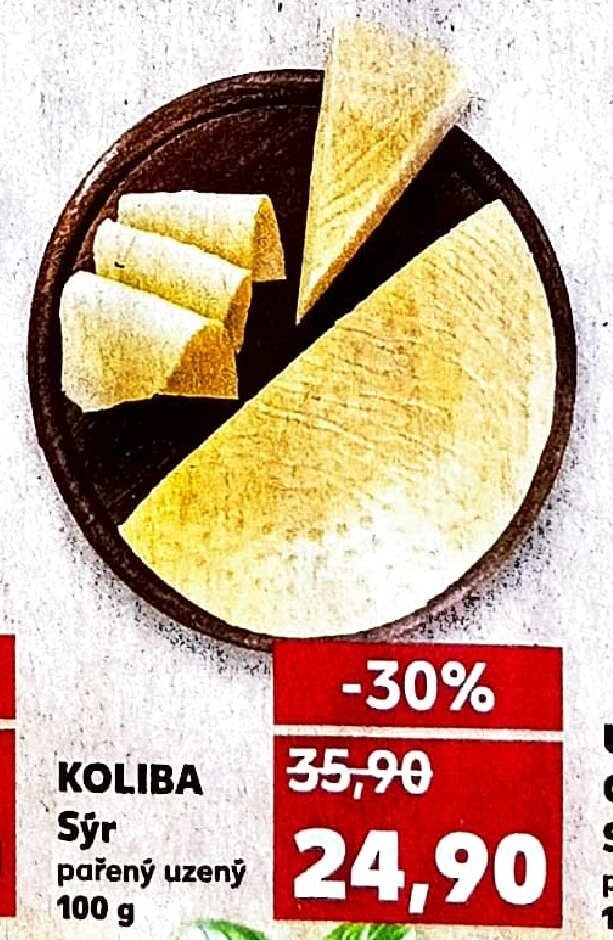 KOLIBA Sýr pařený uzený 100 g