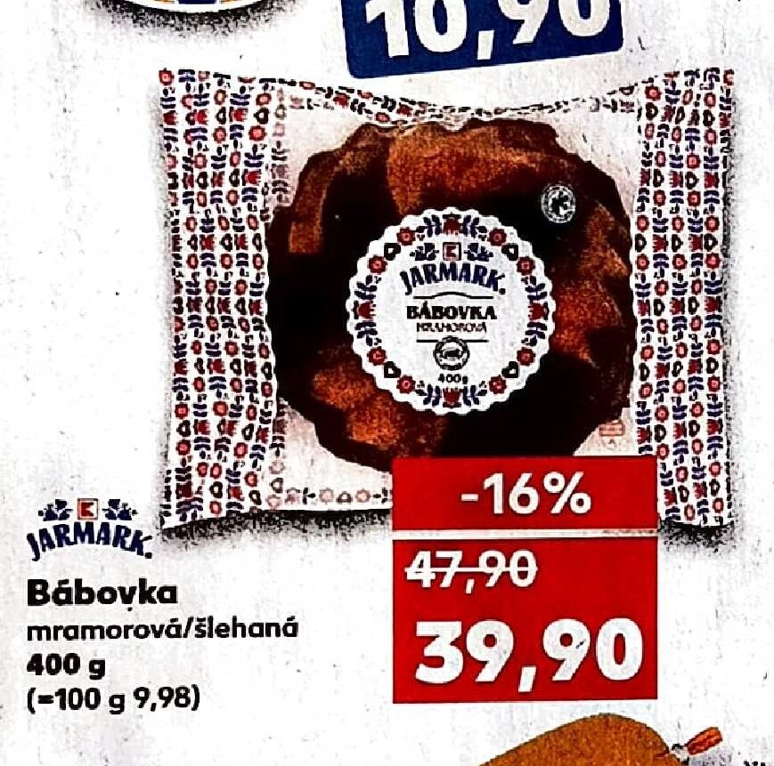 Bábovka mramorová/šlehaná 400g