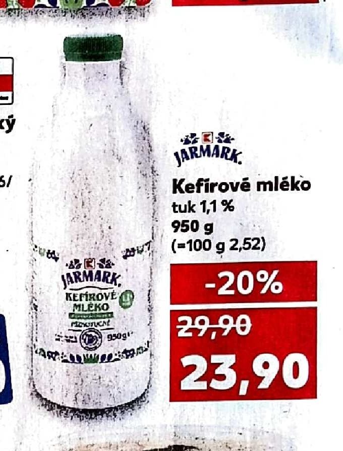Kefírové mléko 1,1% 950g
