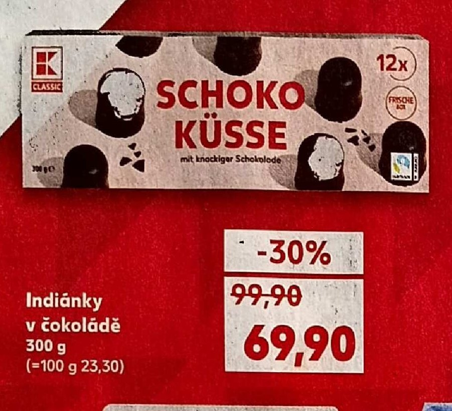 Indiánky v čokoládě 300 g