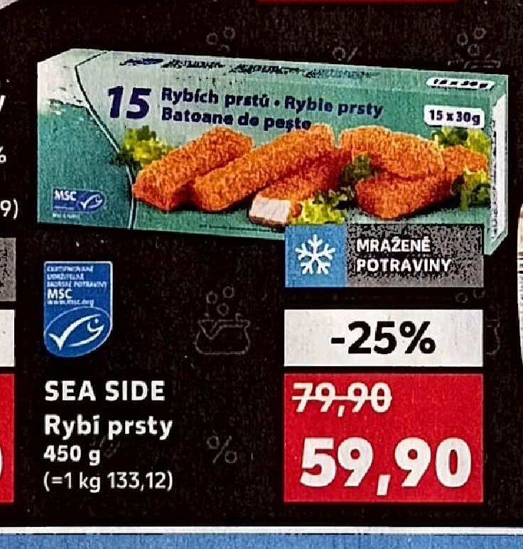 SEA SIDE Rybí prsty