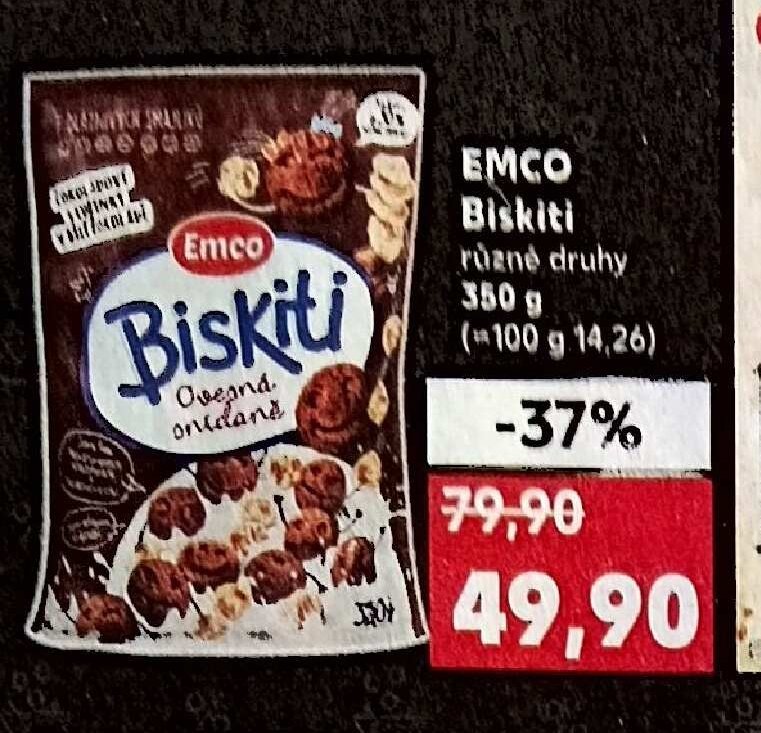 Emco Biskiti různé druhy 350 g