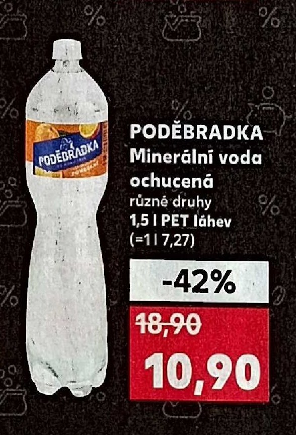 PODĚBRADKA Minerální voda