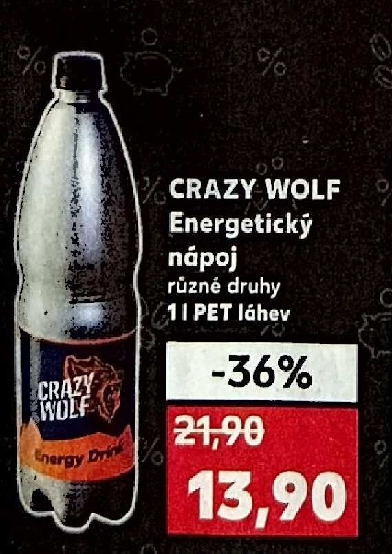 CRAZY WOLF Energetický nápoj