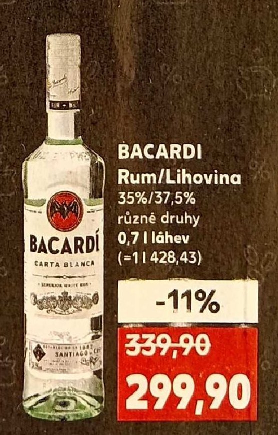 BACARDI Rum/Lihovina