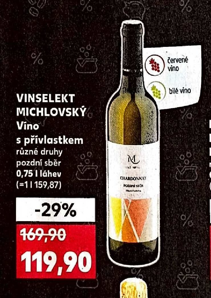VINSELEKT MICHLOVSKÝ Víno s přívlastkem