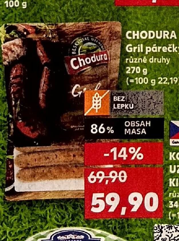 Chodura Gril párečky
