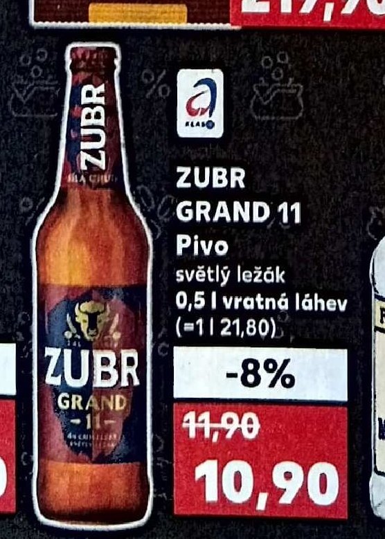 ZUBR GRAND 11 Pivo