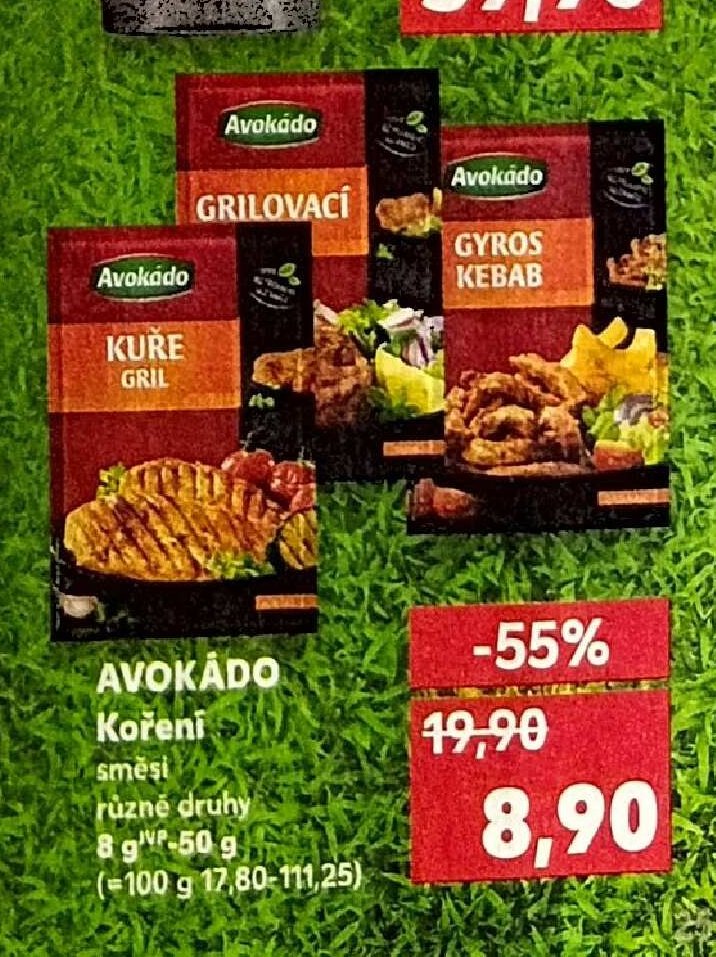 AVOKÁDO Koření