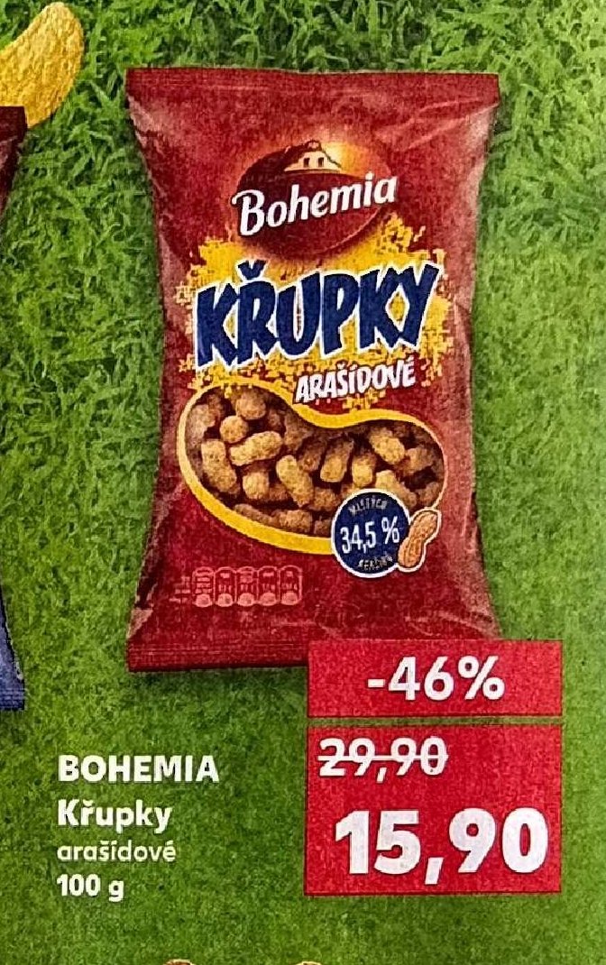 BOHEMIA Křupky arašídové