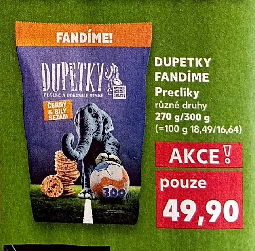 DUPETKY FANDÍME Preclíky