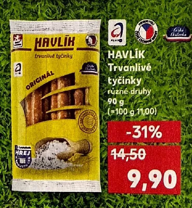 HAVLÍK Trvanlivé tyčinky