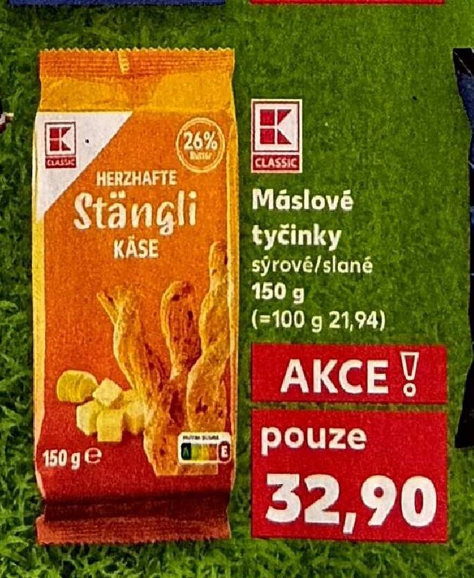 K CLASSIC Máslové tyčinky