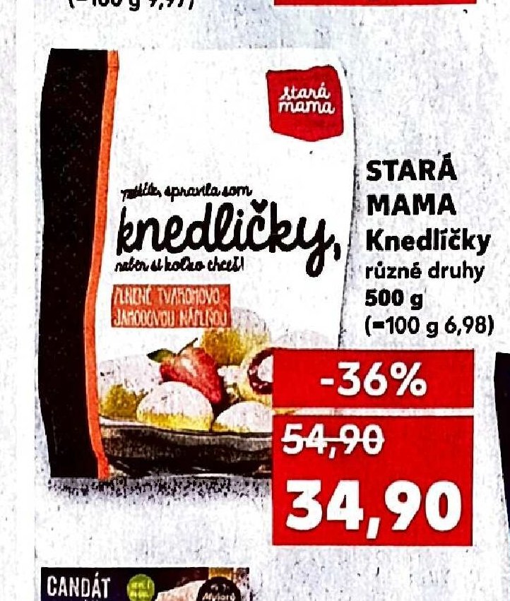 Stará mama Knedlíčky