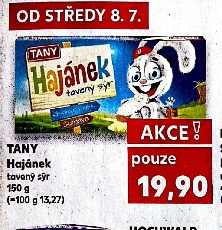 TANY Hajanek taveny syr 150g