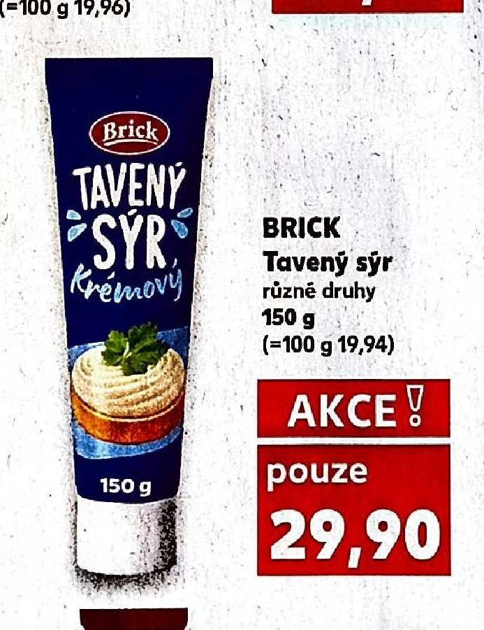 BRICK Tavený sýr 150g