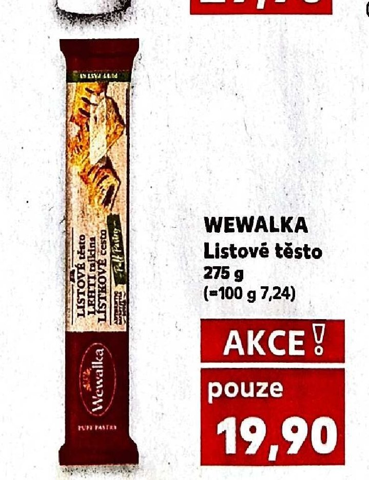 WEWALKA Listové těsto 275g