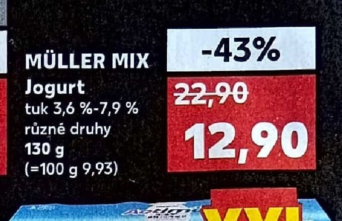 Müller Mix Jogurt