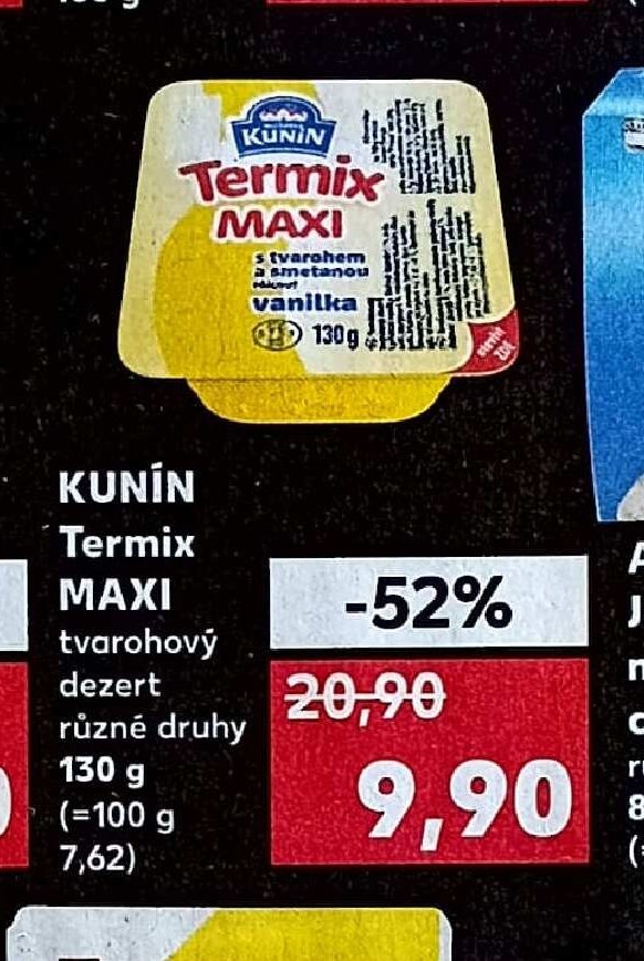 Kunín Termix MAXI tvarohový dezert