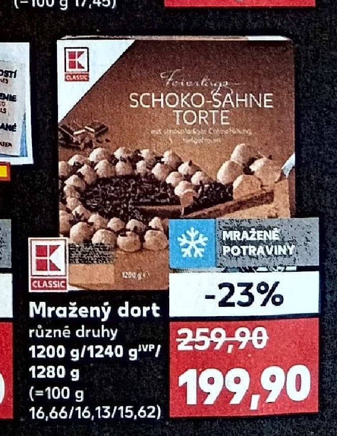 Mražený dort