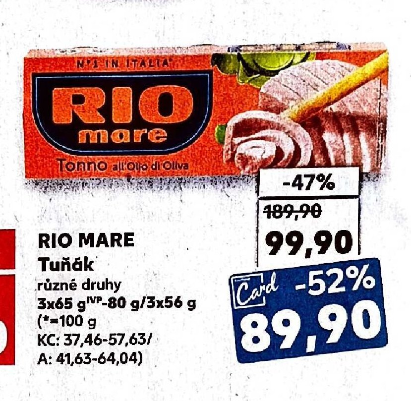 Rio Mare Tuňák