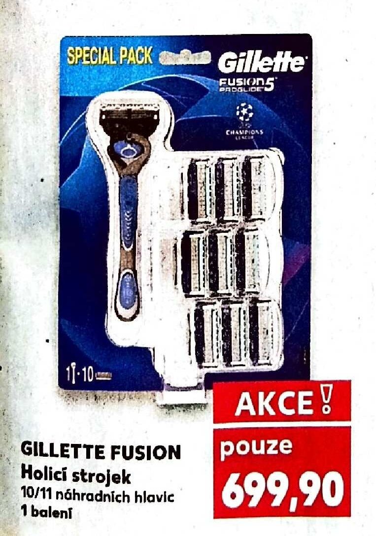 GILLETTE FUSION Holicí strojek