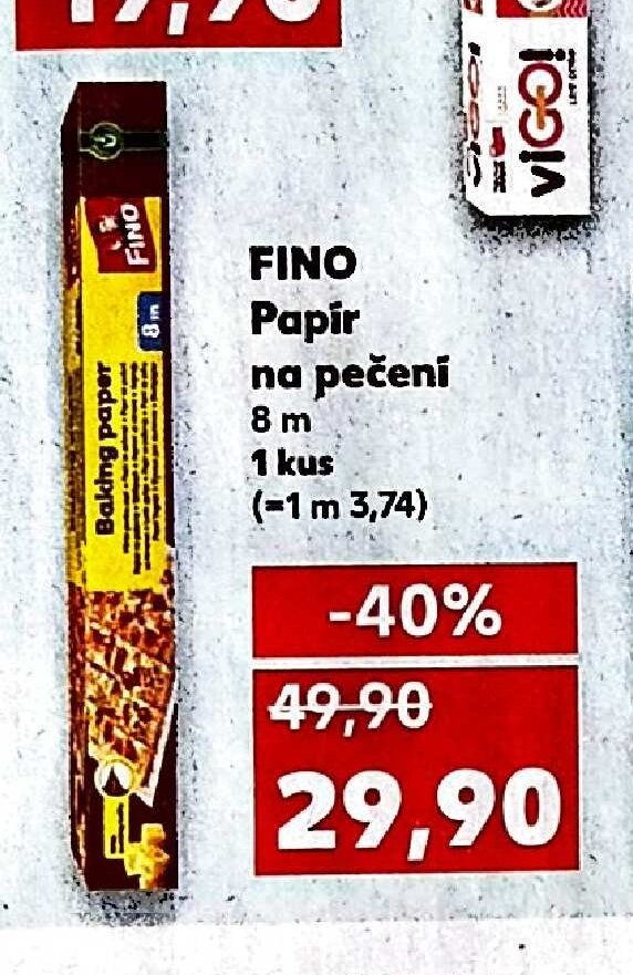 FINO Papír na pečení 8 m