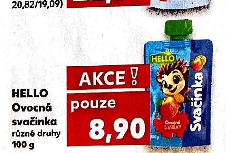 HELLO Ovocná svačinka různé druhy 100 g