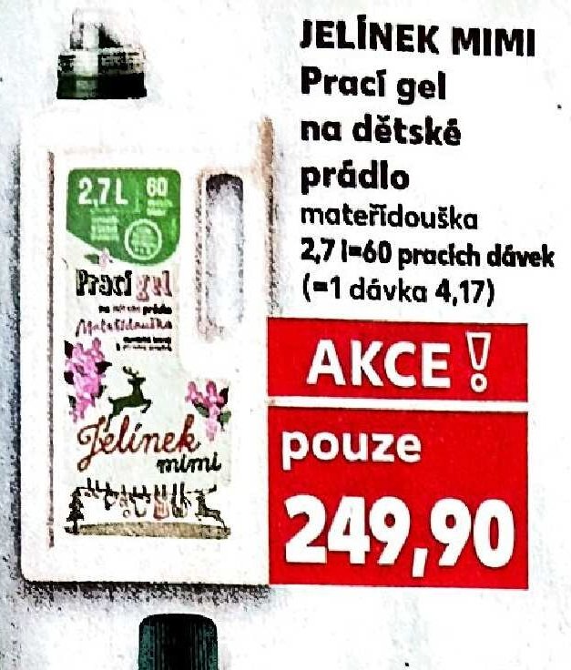 Jelínek Mimi Prací gel na dětské prádlo