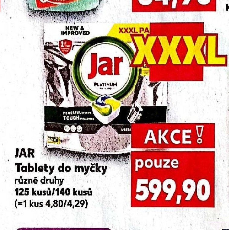 JAR Tablety do myčky