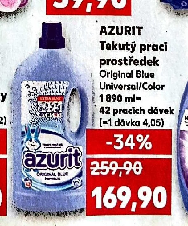 AZURIT Tekutý prací prostředek