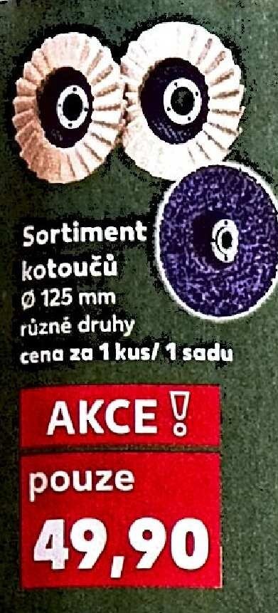 Sortiment kotoučů