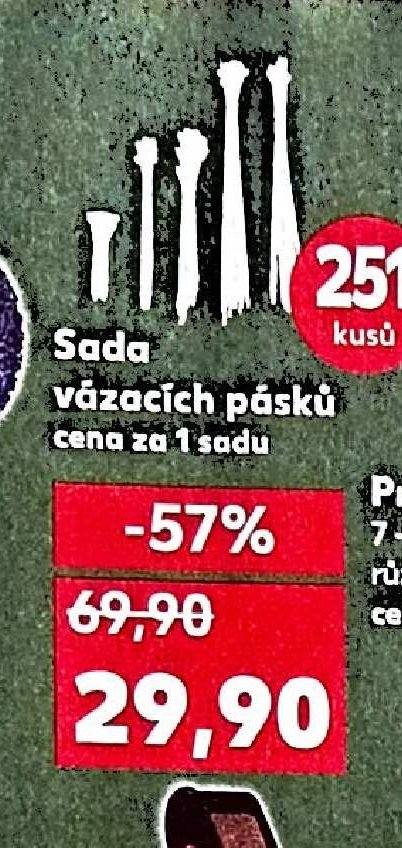 Sada vázacích pásek