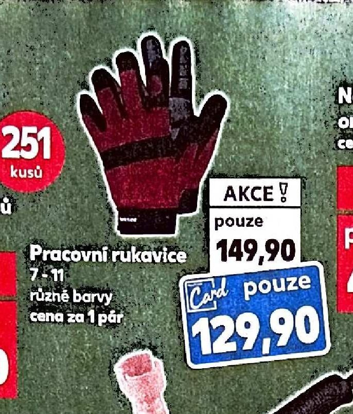 Pracovní rukavice