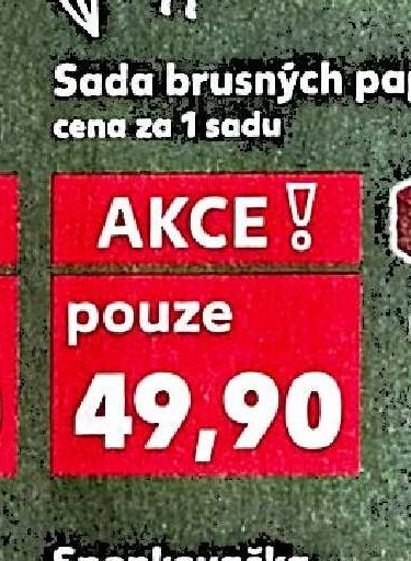 Sada brusných papírů