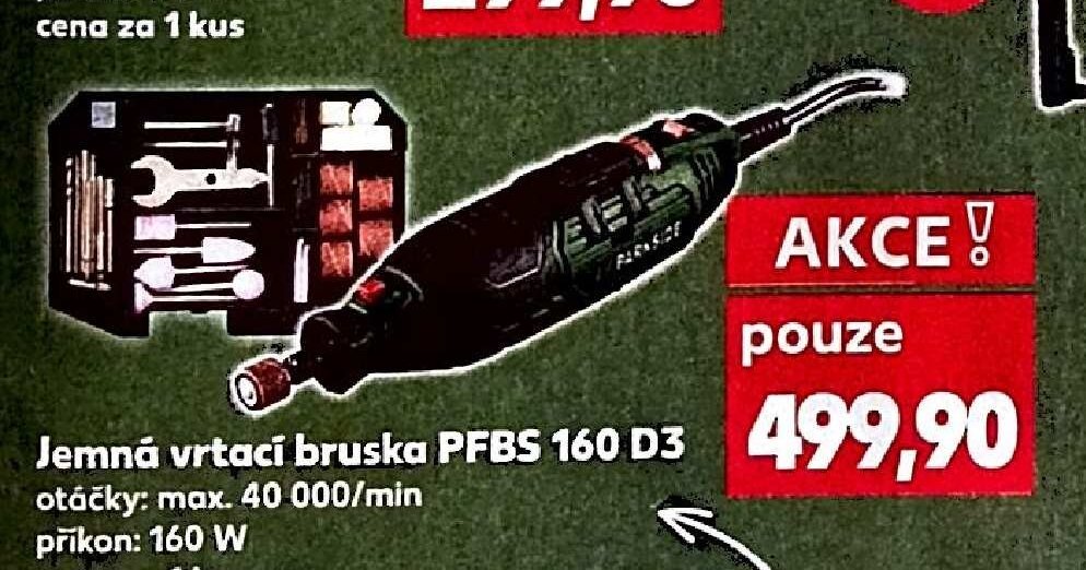 Jemná vrtací bruska PFBS 160 D3