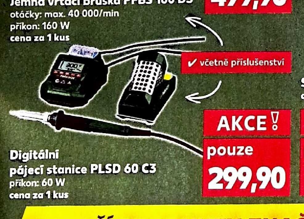 Digitální pájecí stanice PLSD 60 C3