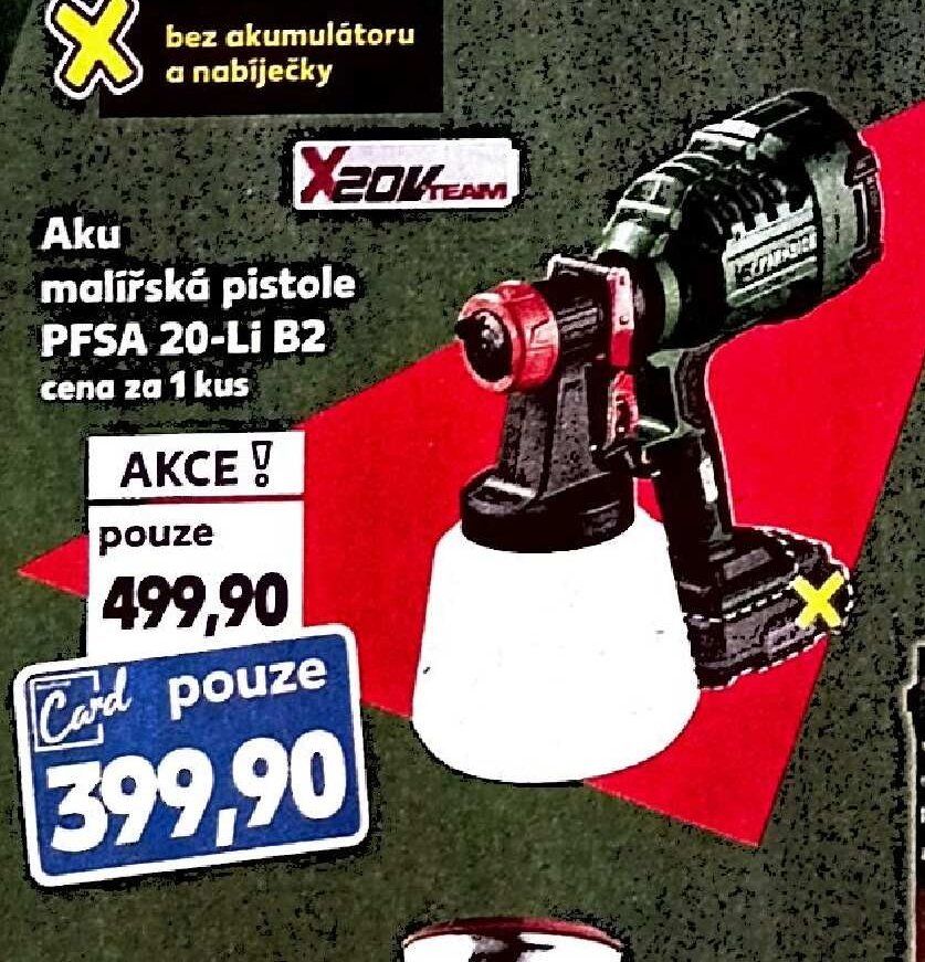 Aku malířská pistole PFSA 20-Li B2