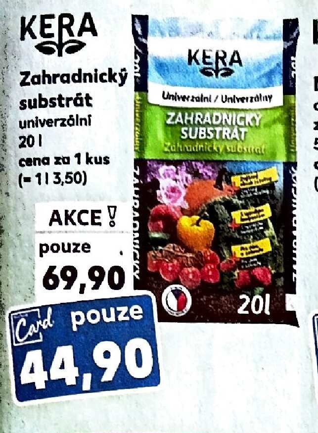 Zahradnický substrát univerzální 20 l