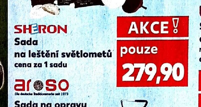 Sada na leštění světlometů